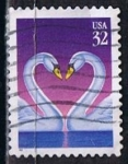 Sellos de America - Estados Unidos -  Scott  3123 Cisnes (3)