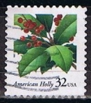 Stamps United States -  Scott  3177  American Holly (3)