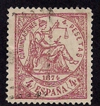 Stamps Spain -  Alegoria de la Justicia - I Republica