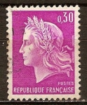 Stamps France -  Republique Francaise(Mariane).