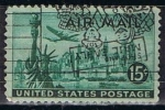 Sellos de America - Estados Unidos -  Scott  C35 Estatua de la Livertad N.Y (2)