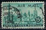 Stamps United States -  Scott  C35 Estatua de la Livertad N.Y (7)