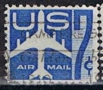 Stamps United States -  Scott  C51 Avion Azul (3)