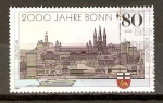 Stamps Germany -  ANIVERSARIO   DE   BONN