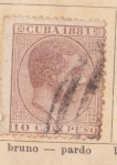 Stamps : America : Cuba :  Alfonso XII Ed. 1881