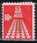 Stamps United States -  Scott  C72 Estrellas (4)