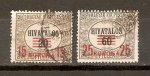 Stamps Hungary -  CONTRAMARCAS   