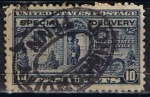 Stamps United States -  Scott  E11 Motocicleta