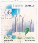 Stamps Spain -  energías renovables-eólica