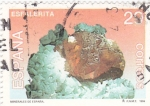 Stamps Spain -  minerales de españa.-esfalerita