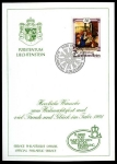 Stamps Liechtenstein -  Felicitación Navideña