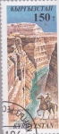 Stamps Asia - Kyrgyzstan -  paisaje