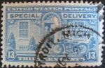 Stamps United States -  special delivery