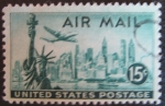 Stamps United States -  air mail