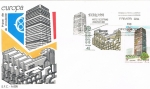 Sellos de Europa - Espaa -  SPD EUROPA 1987. ARTES MODERNAS, ARQUITECTURA