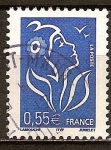 Sellos de Europa - Francia -  Francais(Mariane).