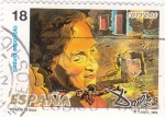 Stamps Spain -  DALI- retrato de gala