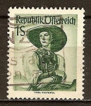 Stamps : Europe : Austria :  Trajes folklóricos de Austria.