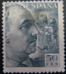 Stamps : Europe : Spain :  ecudo de españa franco