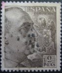 Stamps : Europe : Spain :  escudo de españa franco