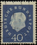 Stamps Germany -  theodor heuss