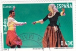 Stamps Spain -  bailes y danzas populares-la mateixa