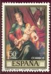 Sellos del Mundo : Europa : Espa�a : 1970 Día del Sello. Luis de Morales. La virgen con los Niño Jesus y Juan - Edifil:1965