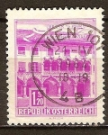 Stamps : Europe : Austria :  Kornmesserhaus en Bruck al lado del rio Mur(a).