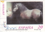 Stamps Spain -  caballos cartujanos 3679 A
