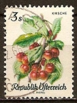 Sellos del Mundo : Europa : Austria : Frutas,Kirsche-Cerezas.