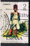 Stamps Spain -  Edifil  2351  Uniformes militares.  