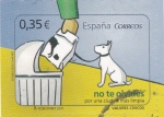 Stamps Spain -  valores cívicos- no te olvides