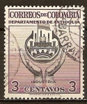 Stamps : America : Colombia :  Departamento de Antioquia."industria".