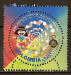 Sellos del Mundo : America : Colombia : XVll Juegos Deprtivos Nacionales.