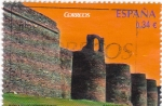 Stamps Spain -  murallas de lugo-patrimonio nacional