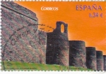 Sellos de Europa - Espa�a -  murallas de lugo-patrimonio nacional