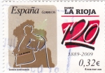 Stamps Spain -  diarios centenarios-Diario de La Rioja 1889-2009