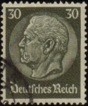 Stamps Germany -  von hindenburg