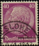 Stamps Germany -  von hindenburg