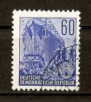 Stamps : Europe : Germany :  DDR / Plan Quinquenal - Heliograbados.