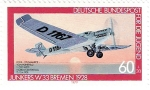 Sellos de Europa - Alemania -  Alemania Occidental Aviones Junkers W33