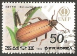 Stamps North Korea -  dictyoptera aurora