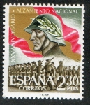 Sellos de Europa - Espa�a -  1358-  XXV aniversario del Alzamiento Nacional. Desfile de la Victoria. 