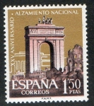 Stamps Spain -  1356-   XXV aniversario del Alzamiento Nacional. Arco de Triunfo.