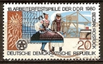 Sellos de Europa - Alemania -  18a Festival de los Trabajadores de la DDR en 1980 en Rostock.