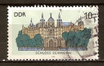 Stamps Germany -   Castillo de Schwerin -DDR.