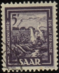 Stamps Germany -  Alemania saarland