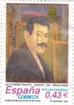 Stamps Spain -  autorretrato darío de regoyos