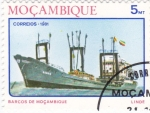 Stamps : Europe : Mozambique :  barcos de Mozambique- linde