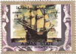Stamps United Arab Emirates -  barcos- carabelas